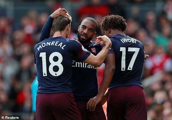 Iwobi Stars; Lacazette, Aubameyang Hit Brace As Rampant Arsenal Maul Fulham 5-1