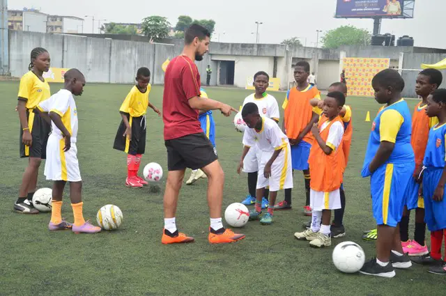 MTN/Arsenal Host Coaching Clinic In Lagos