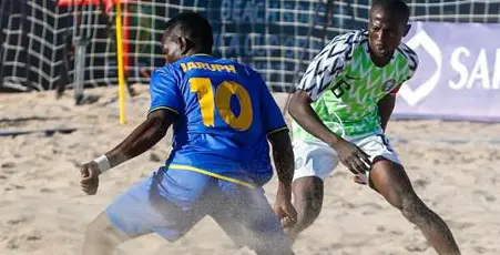 Beach Soccer AFCON: Super Sand Eagles Edge Tanzania, Set For Semis