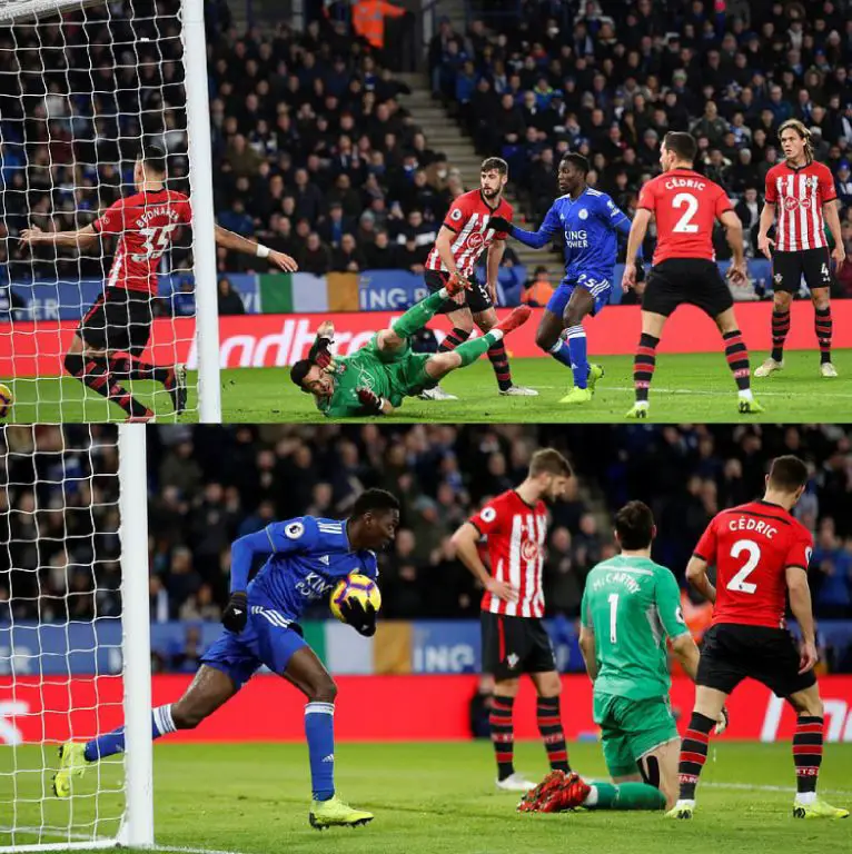 EPL: Ndidi Bags 2nd Goal Of Season In Leicester Defeat; Iheanacho, Balogun, Success Benched