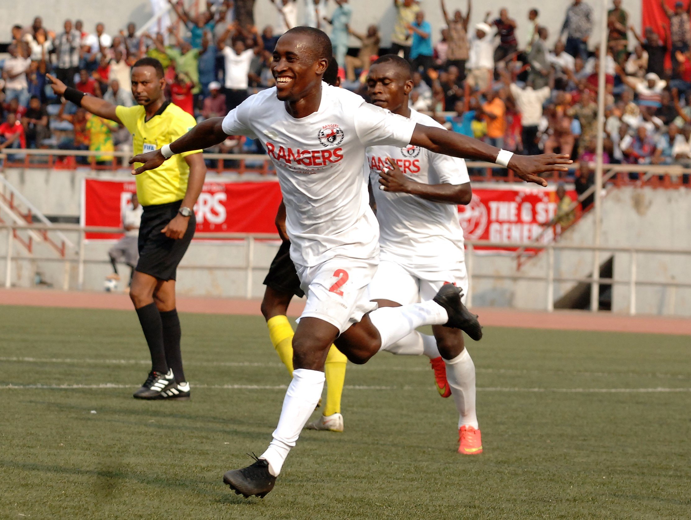 CAFCC: Aguda, Loute On Target As Rangers Thump Salitas 2-0 In Enugu