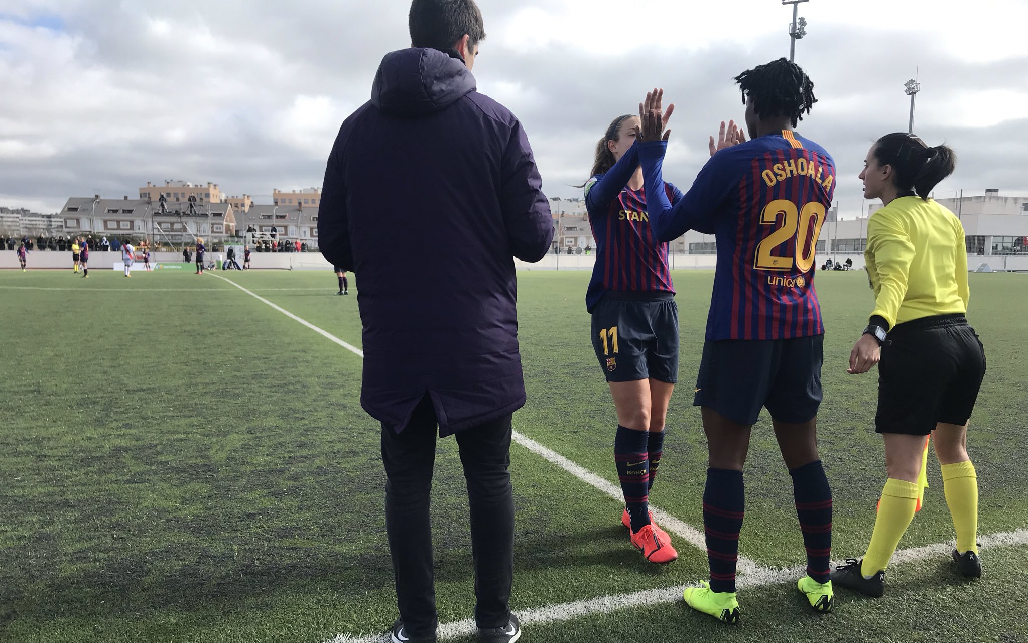 Oshoala Scores On Barcelona Ladies Debut, Nets Fourth Goal In 4-0 Win Vs Rayo Vallecano