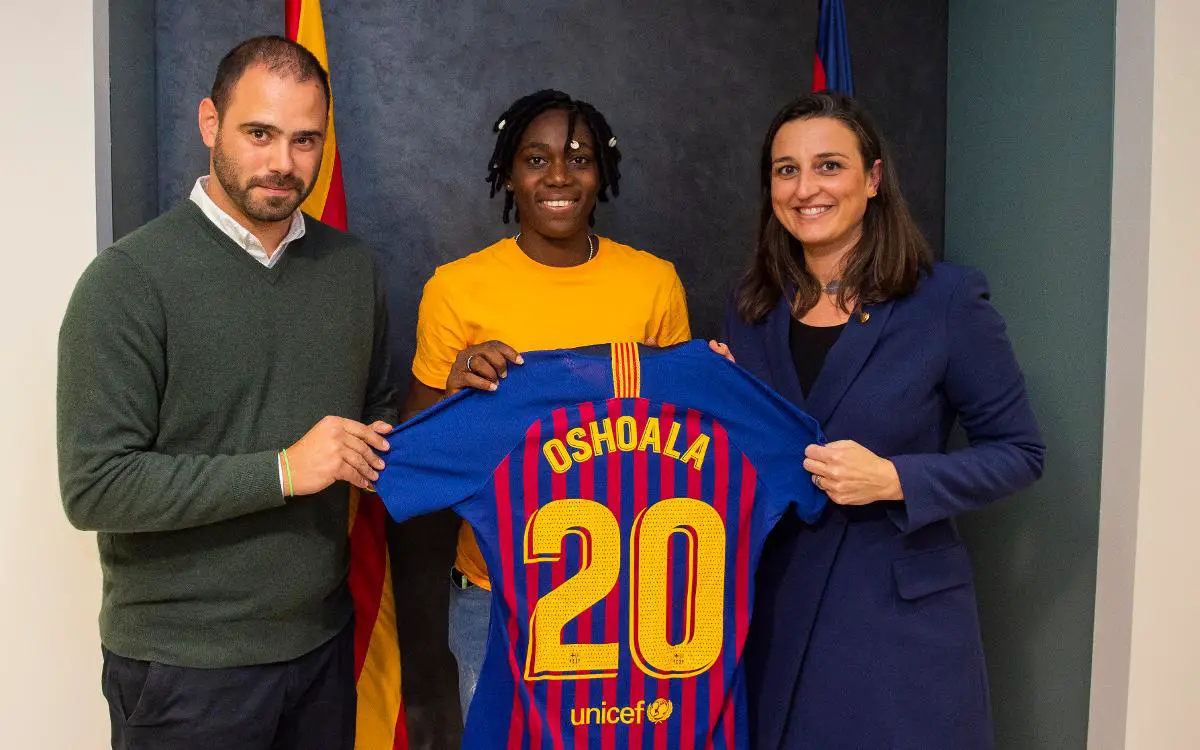 Oshoala Delighted To Join ‘Best Club In The World’ Barcelona