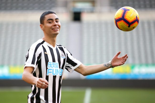 Benitez could hand Almiron first start