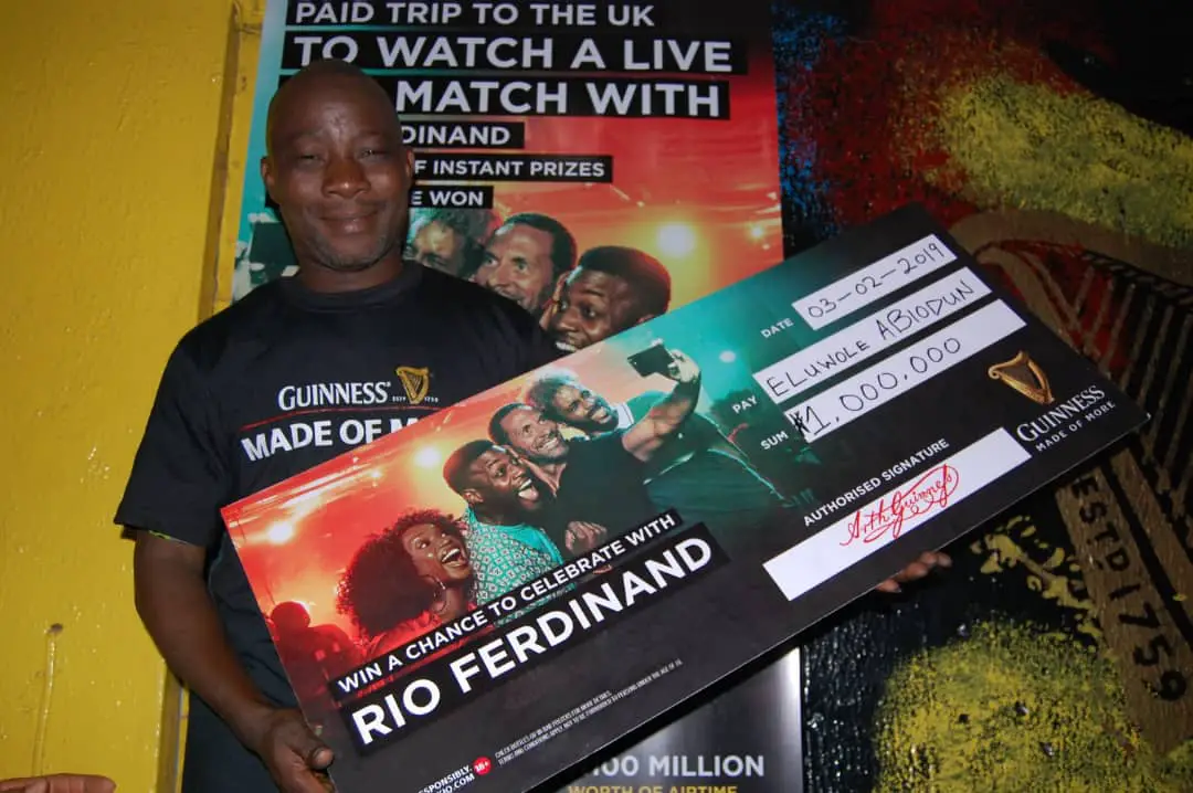 Guinness Fans Made Of More: 5More Millionaires Rewarded In Enugu, Ikorodu, Benin And Ile Ife