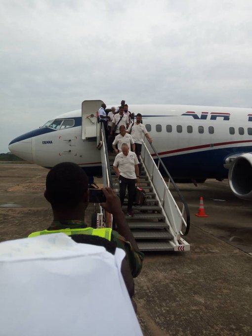 Egypt Arrive Asaba For Super Eagles Friendly Egypt Arrive Asaba For Super Eagles Friendly