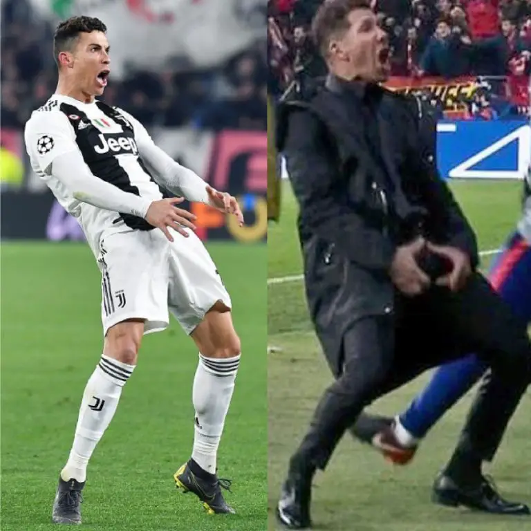 UEFA Fines Ronaldo £17,700 For Mimicking Simeone’s Crotch-Grabbing Goal Celebration