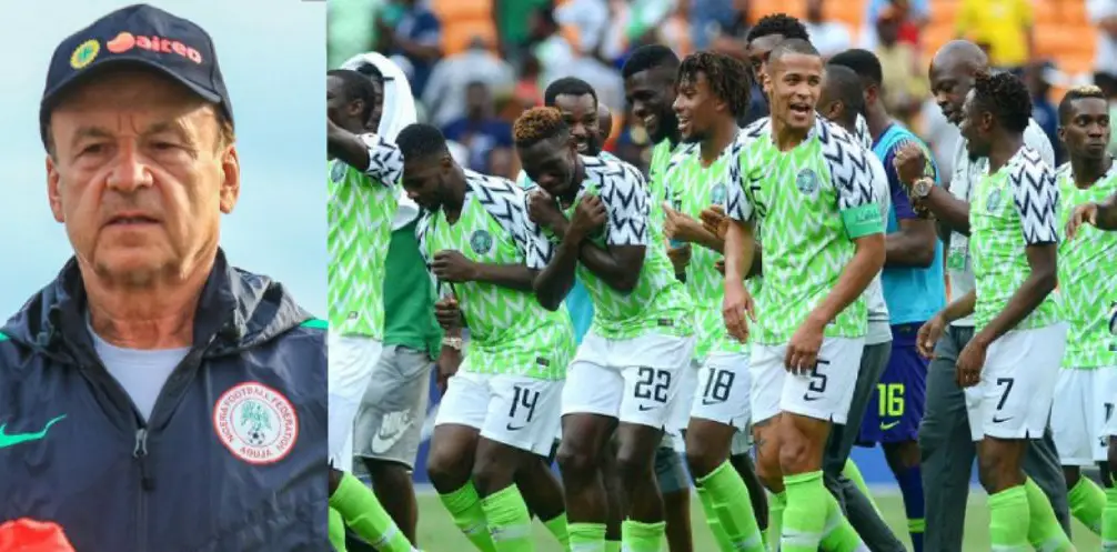 Image result for Nigerians divided over calls for sack of Super Eagles coach