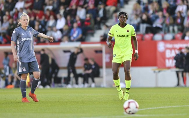 Oshoala Thrilled To Defy Injury, Back In Action For Barcelona Ladies asisat-oshoala-barcelona-ladies-uefa-womens-champions-league