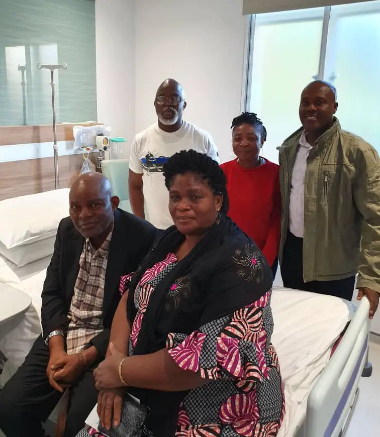Chukwu Arrives London For Medical Treatment