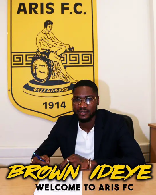 Ideye Joins Greek Club Aris On One- Year Contract