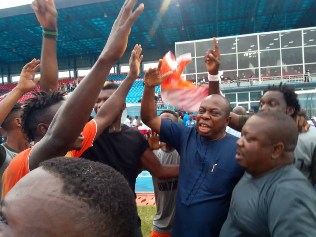 Celebration Galore As Akwa Starlets Earn Promotion To NPFL At 3SC Expense