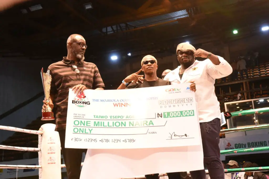Agbaje Is GOtv Boxing Night 19 Best Boxer, Pockets N1m Cash Prize