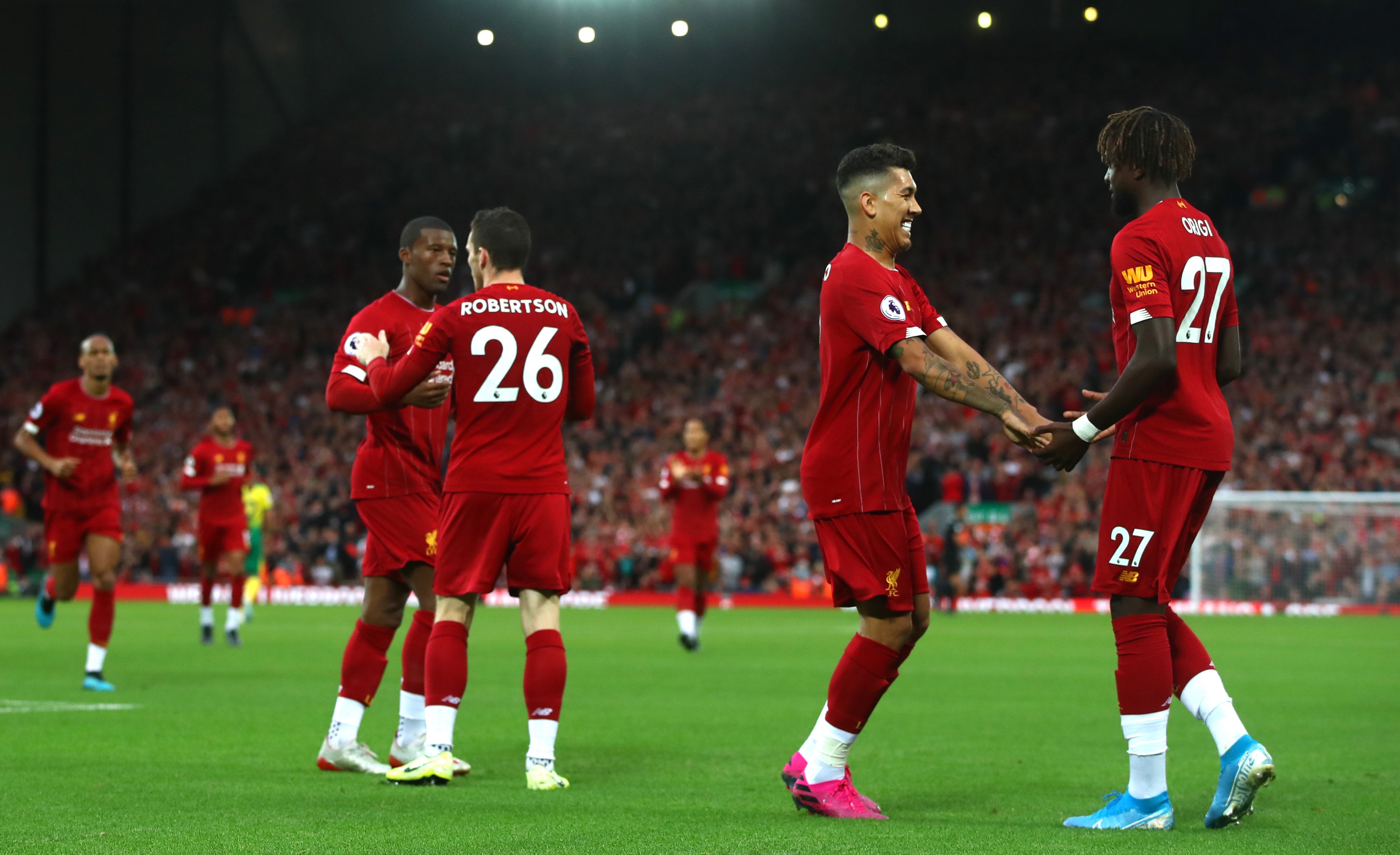 Liverpool Beat Norwich City At Anfield In Season Opener