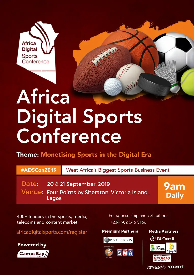 Africa Digital Sports Conference Set For Friday 20 September