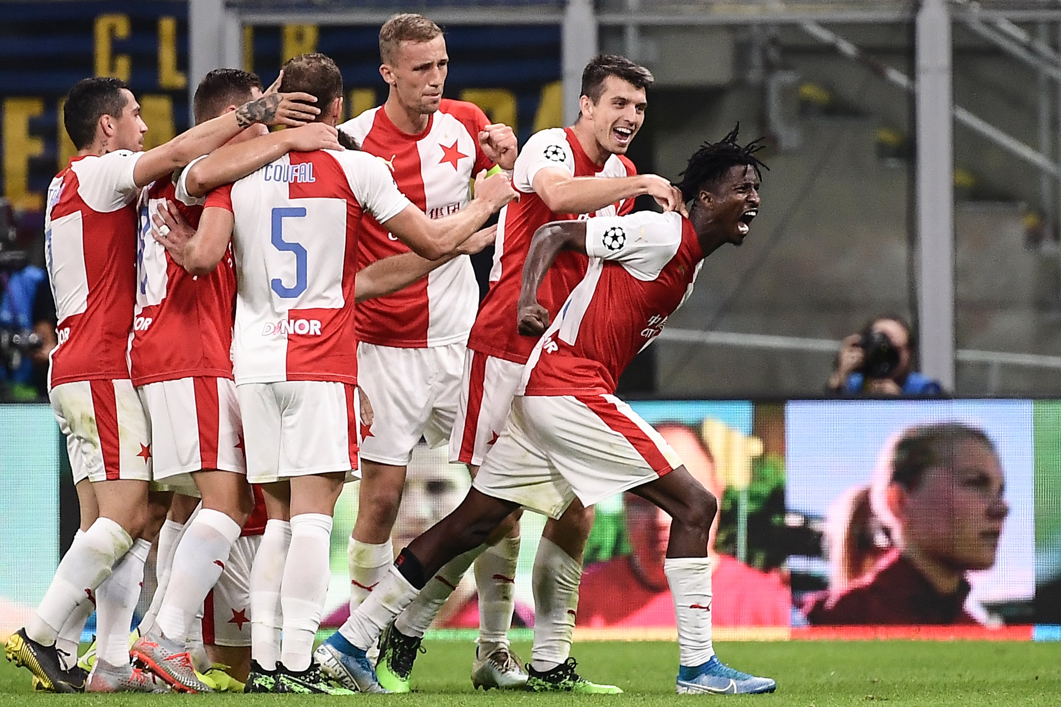 Olayinka: It’s Amazing To Score On My Champions League Debut For Slavia Prague