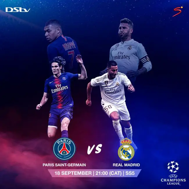 UEFA Champions League, Milan Derby, La Liga Games, Others to Air on GOtv uefa-champions-league-gotv-psg-real-madrid-premier-league-laliga