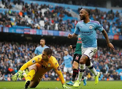raheem-sterling-ilkay-gundogan-david-silva-manchester-city-aston-villa-fernandinho