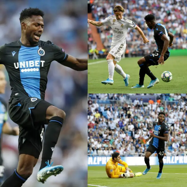 UCL: Dennis Bags Brace As Club Brugge Earn 2-2 Draw At Real Madrid