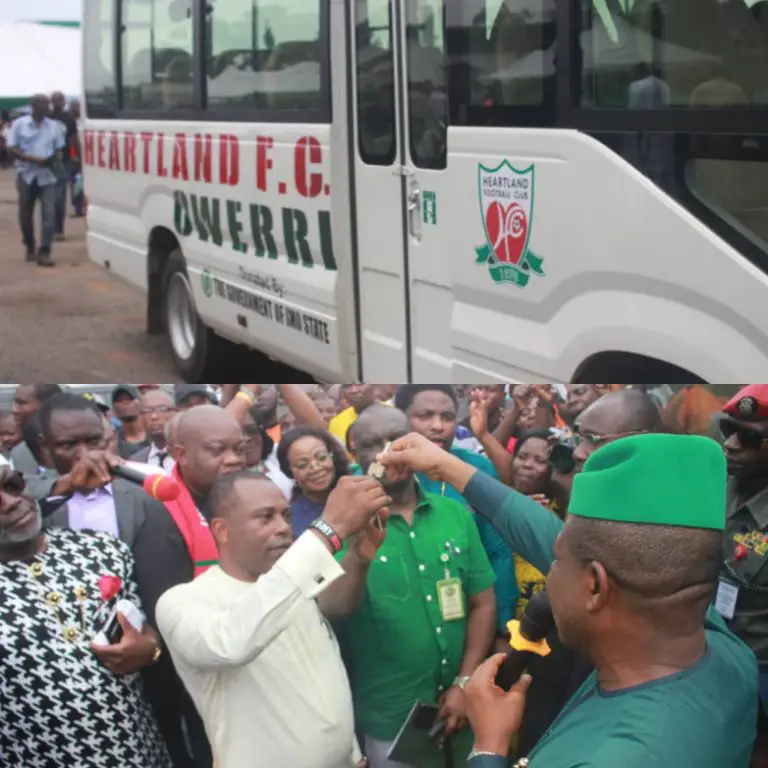 Heartland Thankful To Governor Ihedioha For New Bus Gift