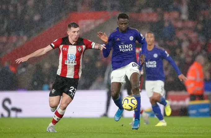 Ndidi Celebrates Leicester  City Record 9-0 Premier League Win  Against Southampton