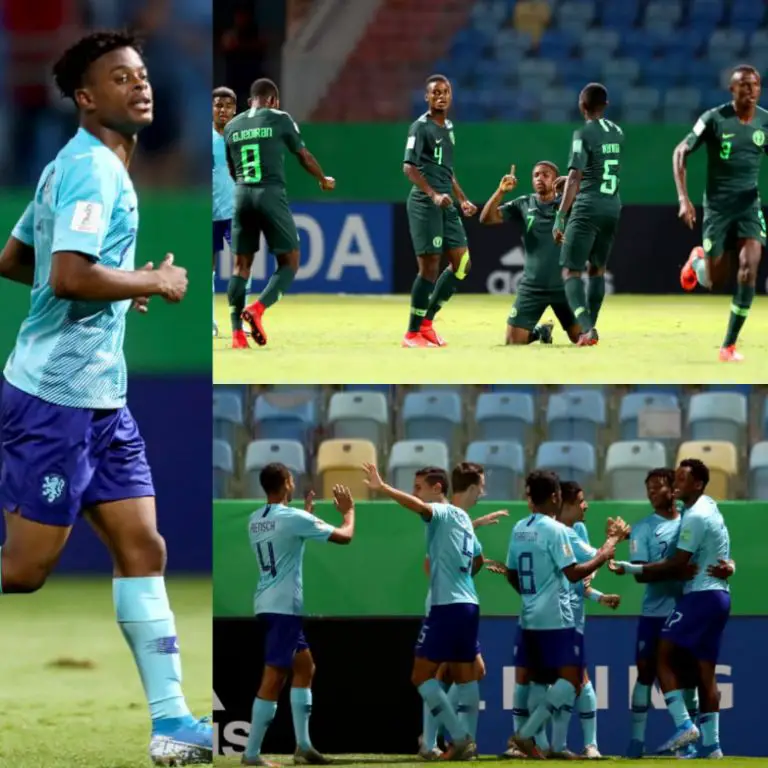 Eaglets Lose 3-1 To Netherlands, Crash Out of 2019 U-17 World Cup