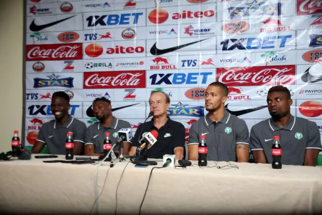Rohr: : NFF Officials Can’t Influence My Selection Rohr: NFF Officials Can't Influence My Selection