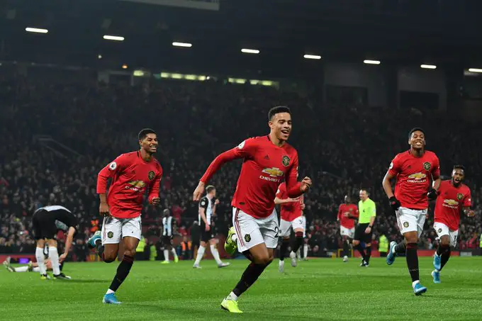 EPL: Man United Come From  Behind To  Beat Newcastle At Old Trafford