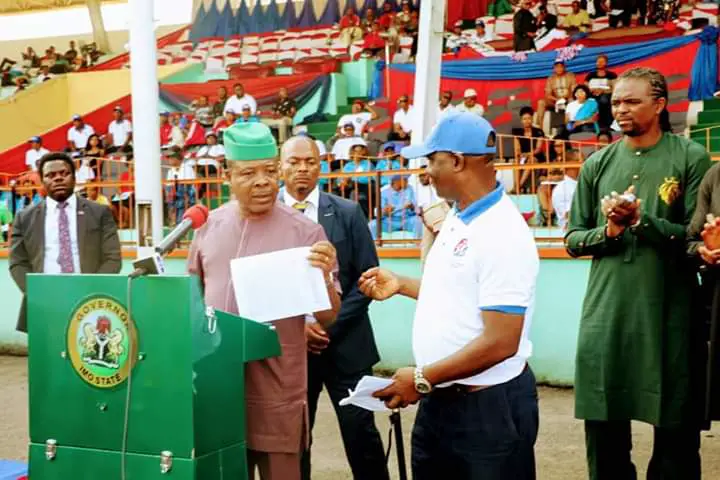 Ihedioha Flags Off 13th Imo Sports Festival, Woos ‘Runaway’ Athletes