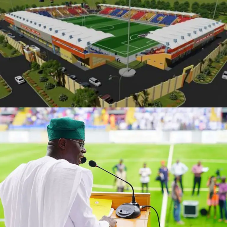 Sanwo-olu Renames Onikan Stadium Lagos After Late Mobolaji Johnson