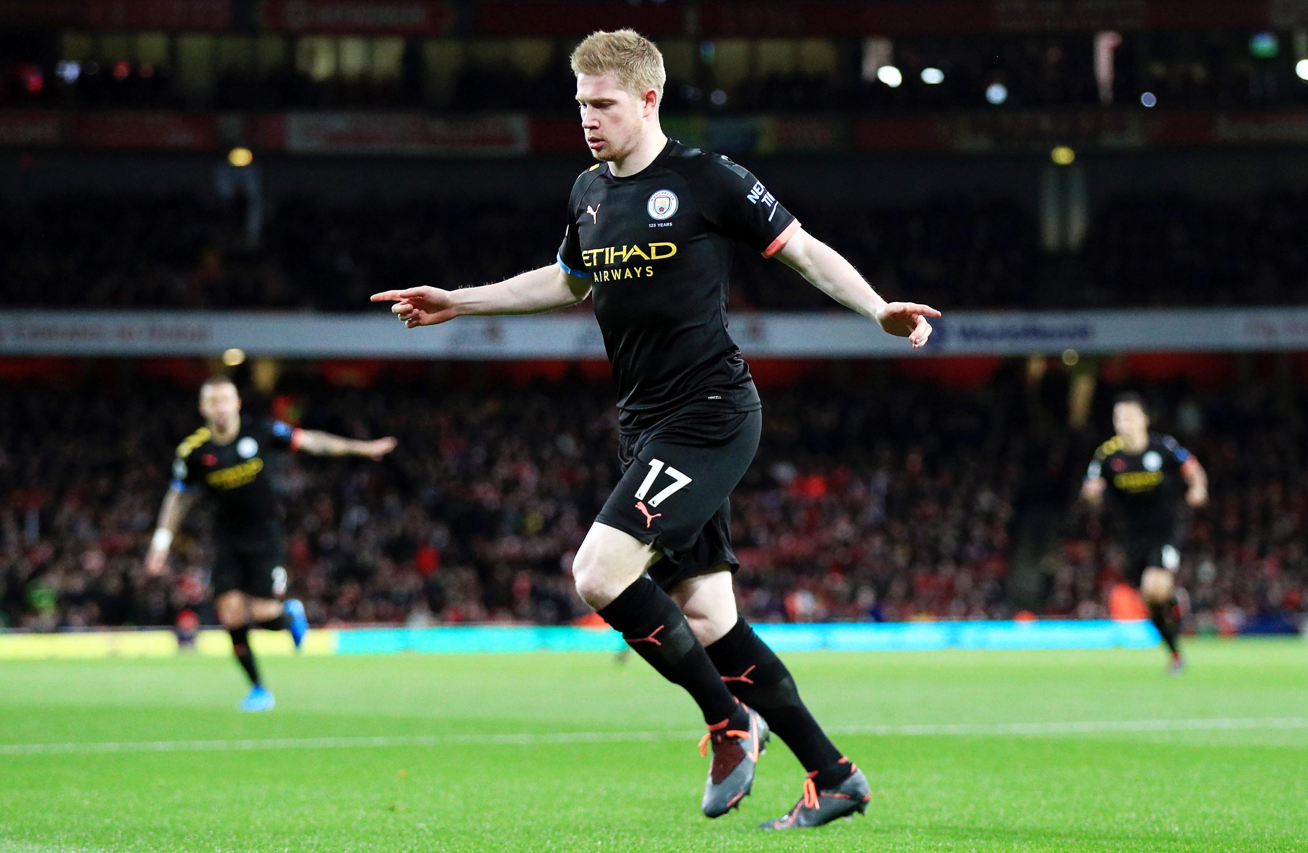 De Bruyne Inspires Manchester City To 3-0 Away Win Over Arsenal