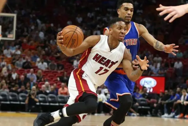 Kendrick-Nunn-And-The-Heat-To-Host-Knicks-At-AmericanAirlines-Arena