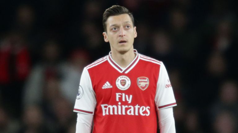 Ozil React After Being Axed From Arsenal’s Premier League Squad