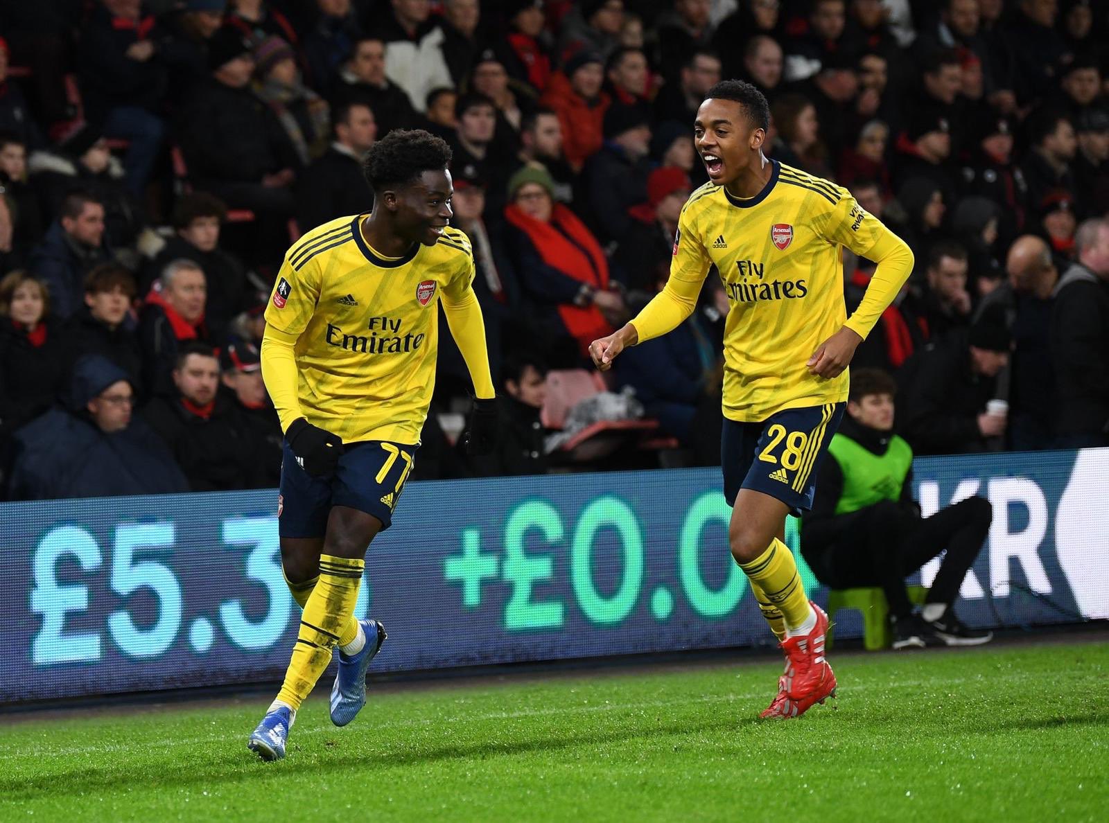 Saka Voted MOTM In Arsenal’s FA Cup Win  vs Bournemouth