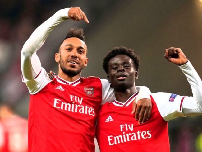 Neville Hails Saka’s Great Showing in Arsenal Win Against Everton bukayo-saka-gary-neville-pierre-emerick-aubameyang-arsenal-eddie-nketiah-everton-premier-league