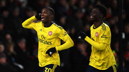 Nketiah: What I Told Saka Before Scoring Against Everton