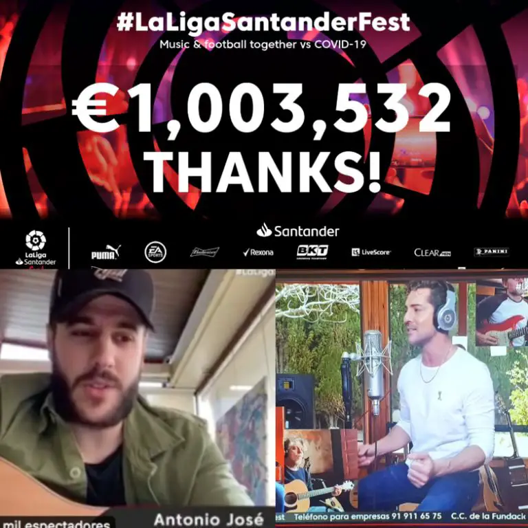 LaLiga Santander Fest Raises Total Of €1,003,532 For Fight Against Covid-19