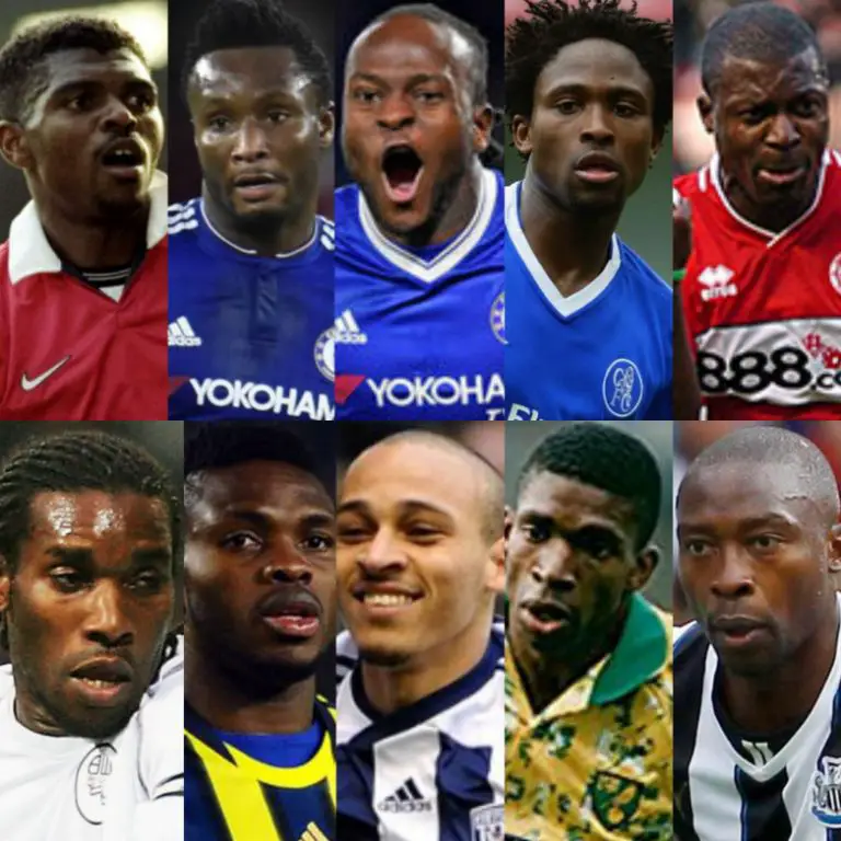 Top 10 Nigerian Footballers In Premier League History