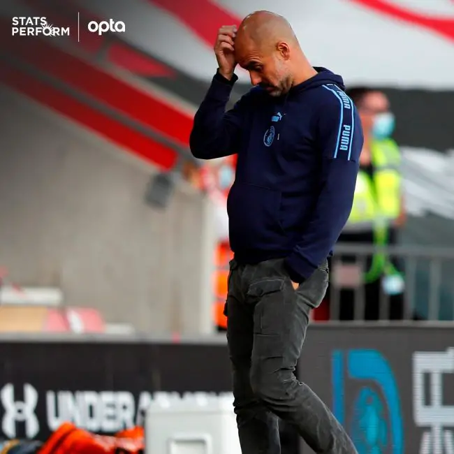 Premier League: Southampton Hand Guardiola Unwanted Record In Shock Win Vs Man City