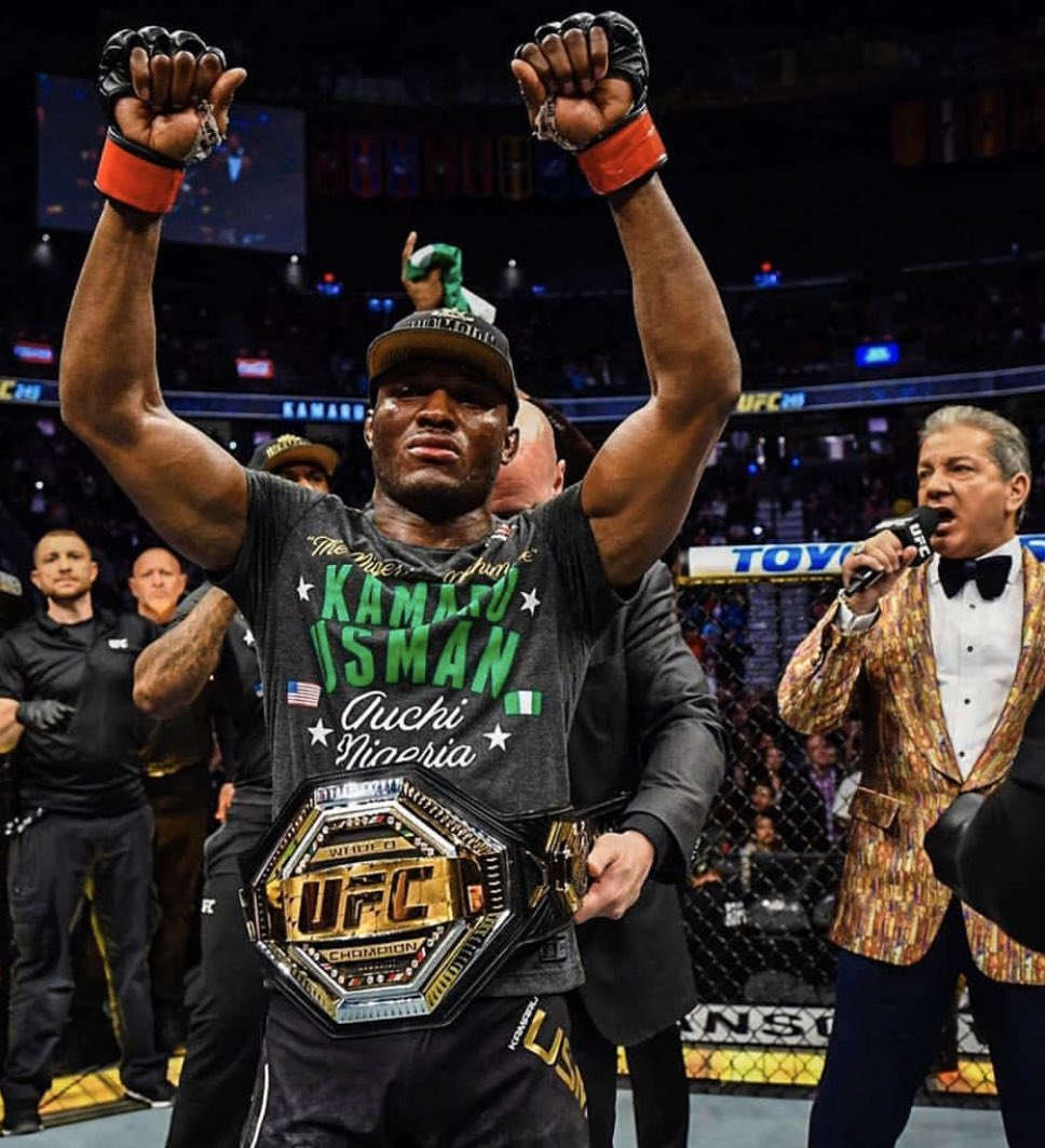 Nigeria’s UFC Champion Usman Given Six-Month Suspension