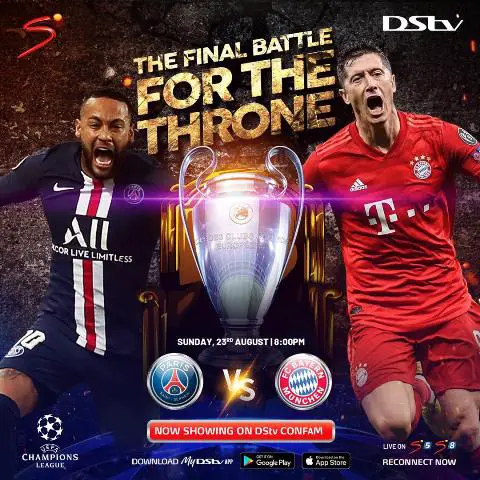 Champions League Final 2020: Watch Bayern Vs PSG Live On DStv