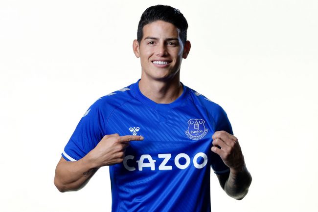 James Rodriguez Joins Everton On Two-Year Deal