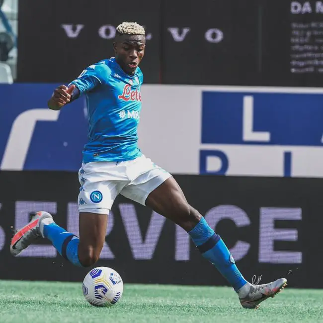 Osimhen Still Out As Napoli, Alkmaar Clash Tonight; May Return Next Week iftv-serie-a-team-of-week-victor-osimhen-ssc-napoli