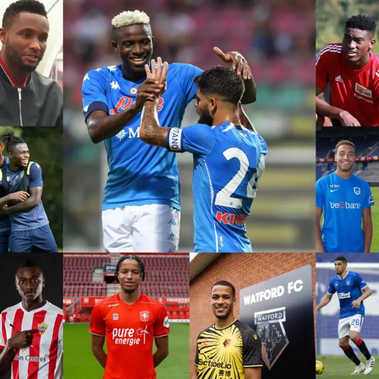 24 Nigerian Footballers Who Moved In The Recent Summer Transfer Window