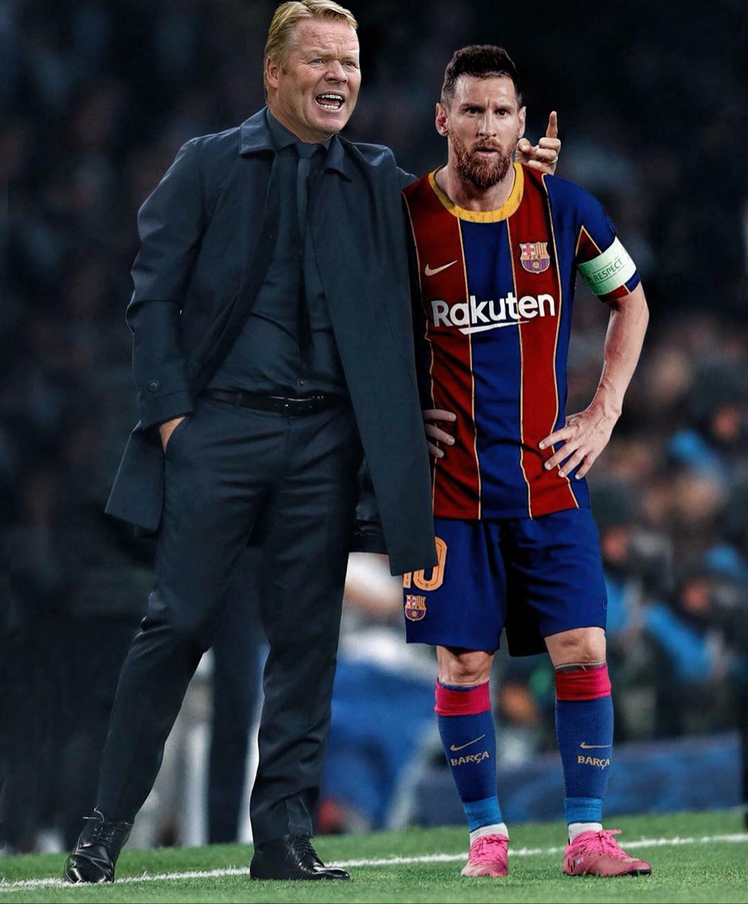 Koeman Calms Barcelona Tide, Cools  Messi’s Outburst Over Suarez’s Exit
