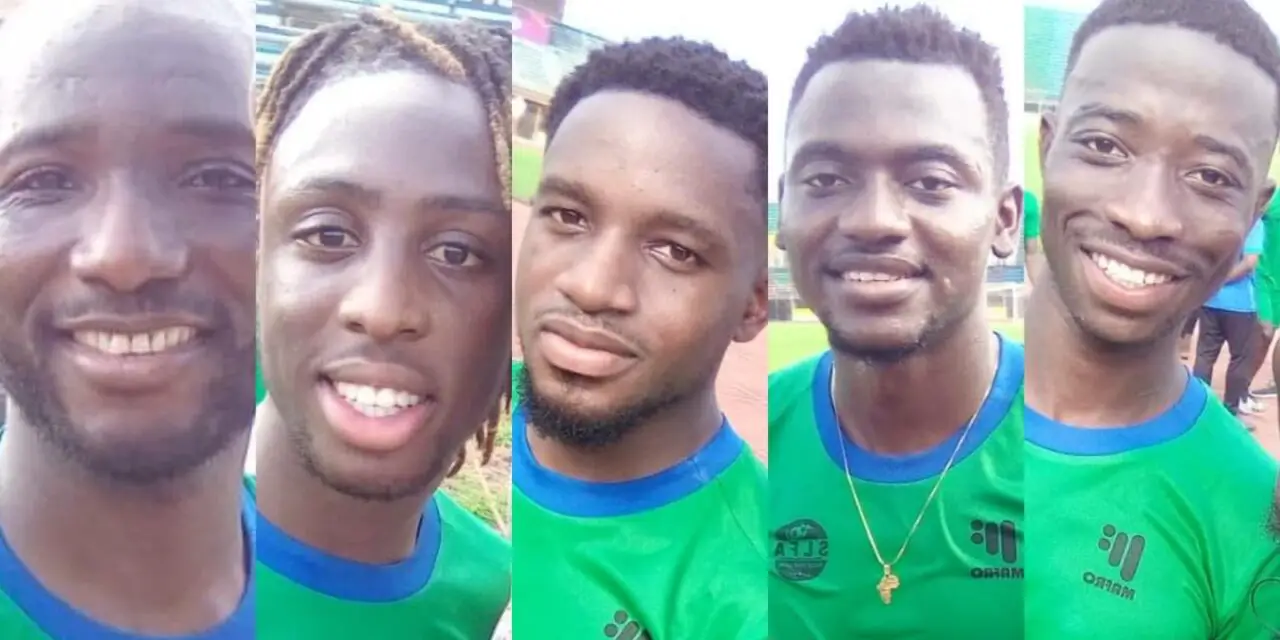 Anderlecht Star Bundu, Six Others Arrive Leone Stars Camp