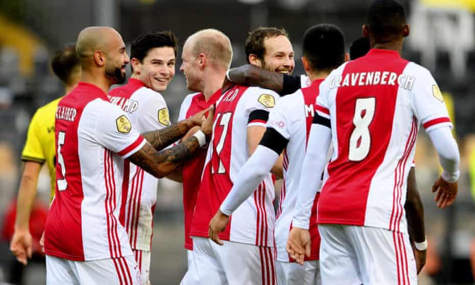 11 Ajax Players Test Positive For Covid-19 Ahead Of UCL Clash Against Onyeka’s Midtjylland