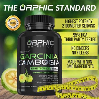 100% Pure Garcinia Cambogia Extract - Appetite Suppressant - Carb Blocker Capsules