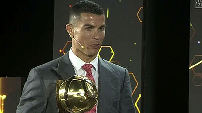 Cristiano Ronaldo Beats Messi To Player Of The Century Award