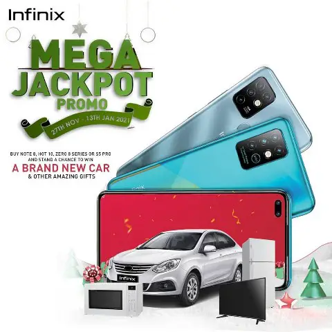 An Infinix Customer Will Win A Brand New Car In The Infinix Global Jackpot After Successful Black Friday Sales